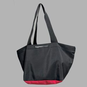 Vintage Black and Red GUGGENHEIM Las Vegas Tote Bag with Inner Pocket